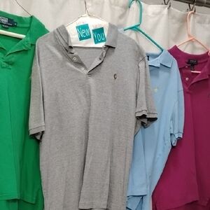 Gray Polo by Ralph Lauren Men's Shirt 4 Polo Shirts!!! Value!!!!!